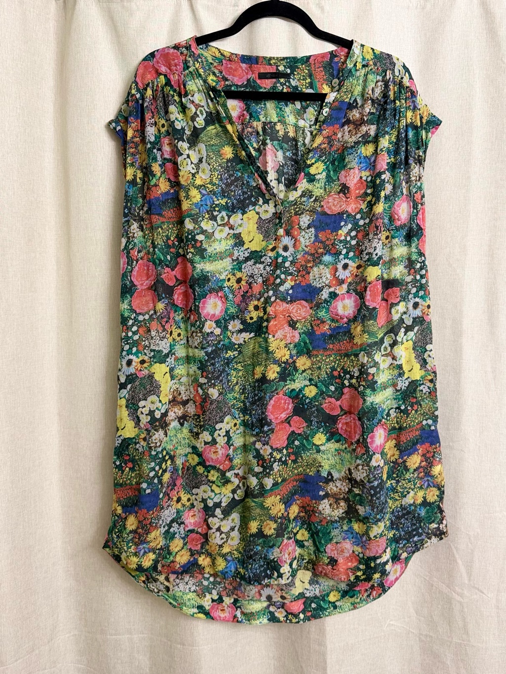Mother Anthropologie The Slow Ride Shirt Dress *Missing Wait Tie Size M